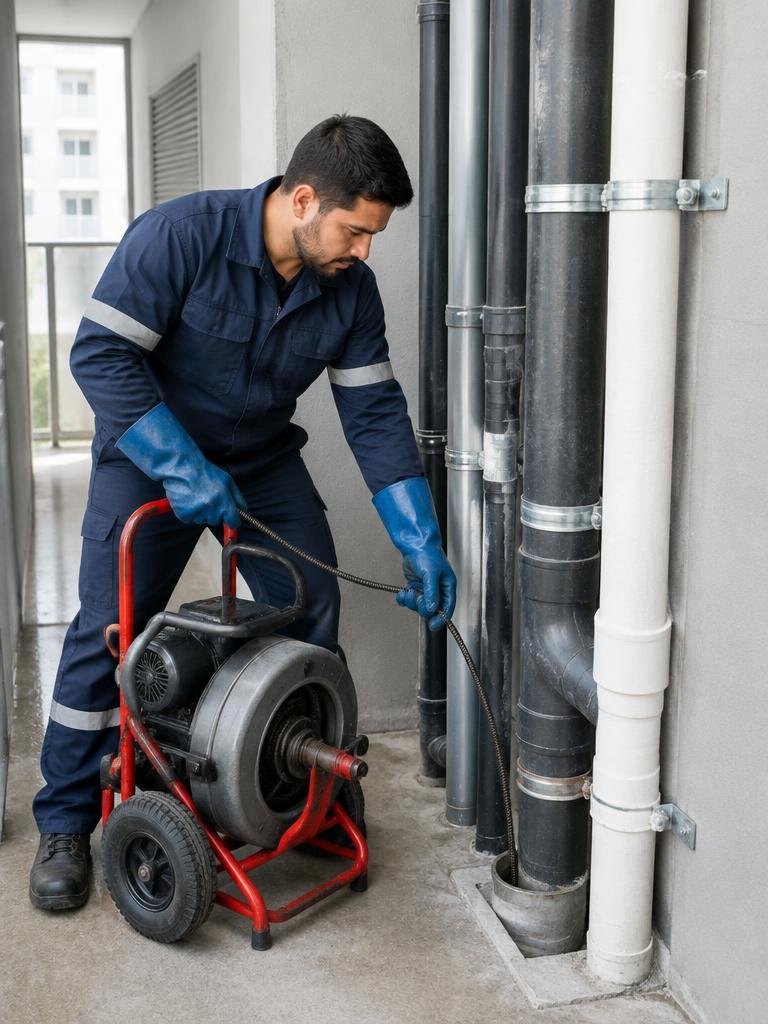 desentupimento de colunas prediais